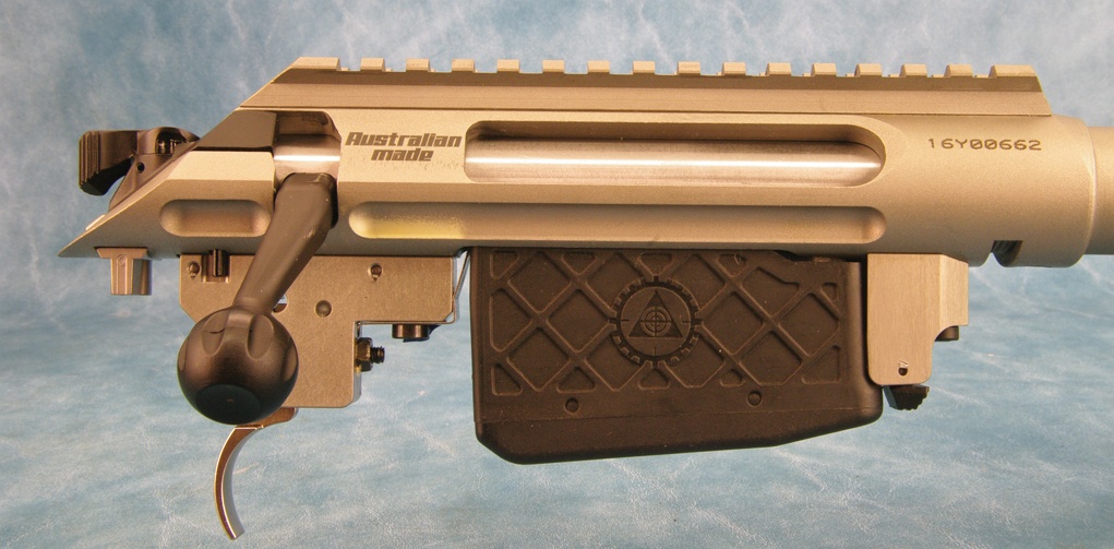 The magazine is independent of the stock. Many drop mags, especially European rifles, are stock dependent.