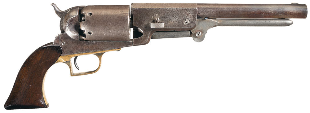 Historical and Rare Walker's C Company Marked U.S. Contract Colt Walker Model 1847 Revolver
