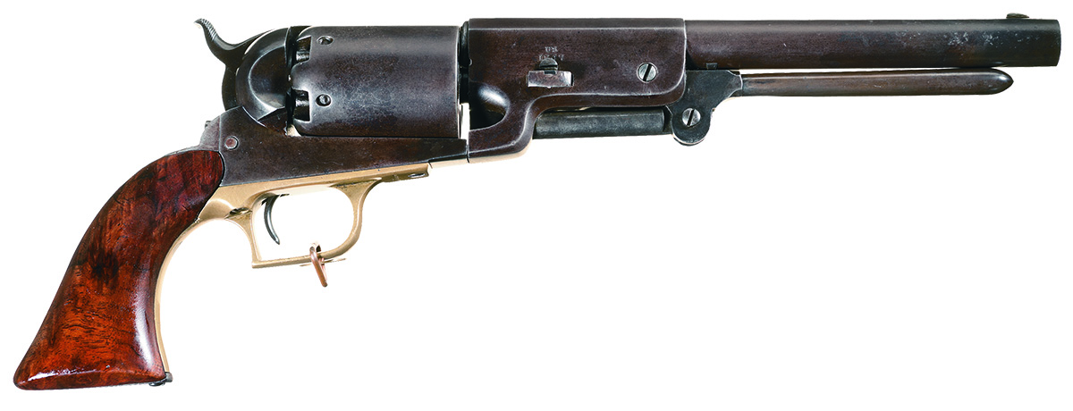 U.S. Colt Walker Model 1847 revolver. This lot commanded not only the highest price of the weekend, at $138,000
