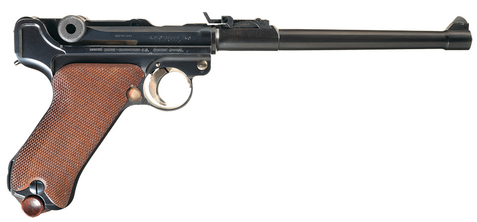 This beautiful American eagle Artillery Luger sold for $51,750.