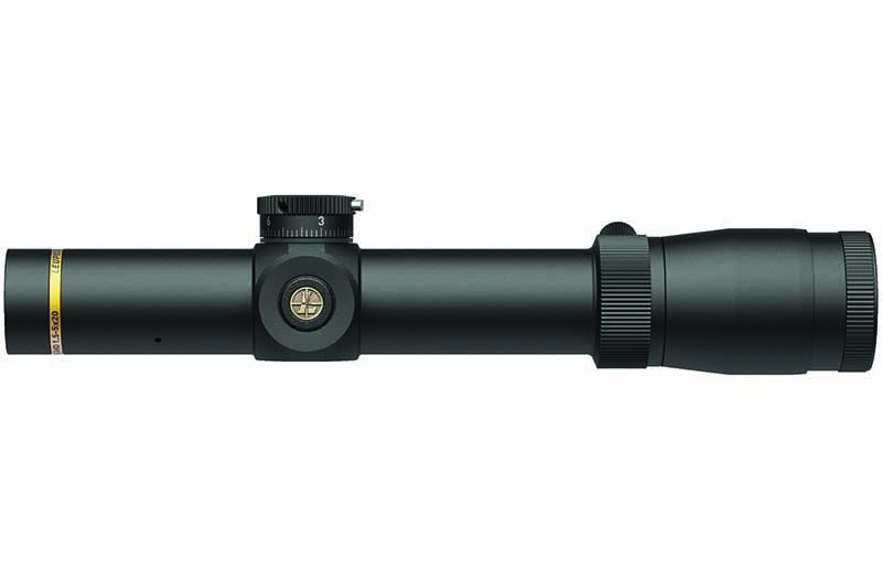 The Leupold VX-3HD 1.5-5x20mm with 30mm tube and illuminated reticle is a great choice for Cape buffalo, black bear or any other dark animal in thick brush. 
