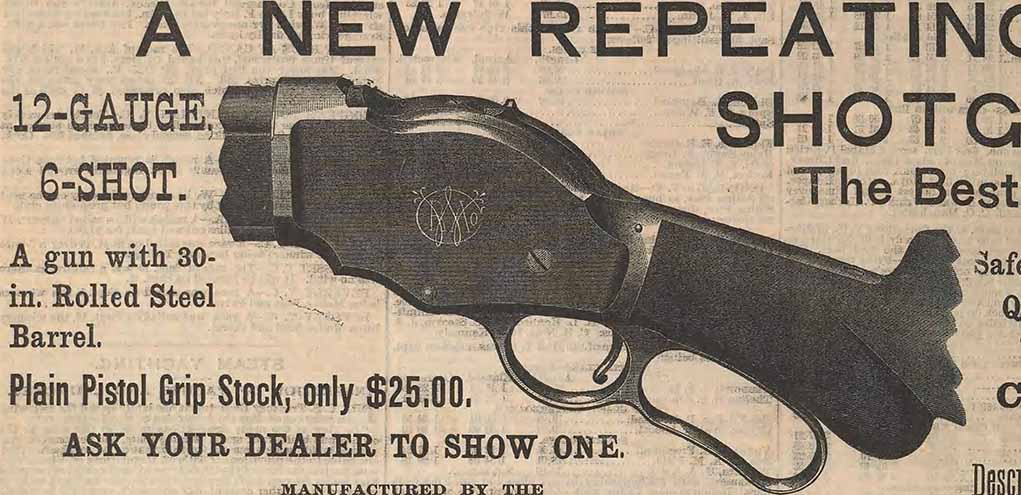 Lever Action Shotgun Win 1887 Lever Action Ad