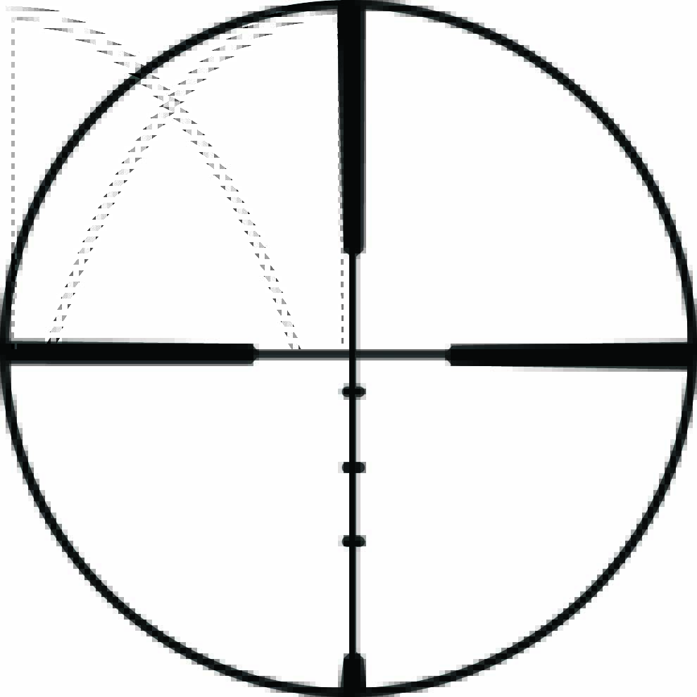 Keeping it relatively simple is the best approach with reticles. A few tics are fine, but avoid cluttering your field of view.