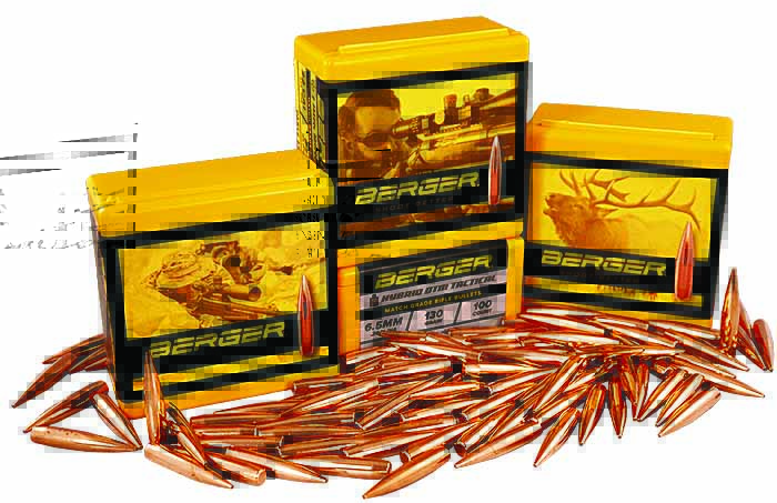 Berger’s factory ammo is every bit as good as other top contenders, with a solid selection of bullet weights and calibers. 