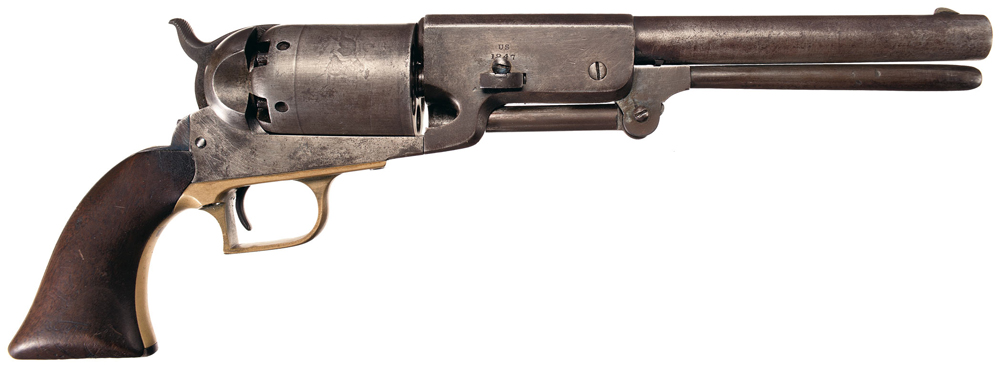 The Finest B Company Marked U.S. Walker Model 1847 Colt Revolver Known. Price realized: $345,000.