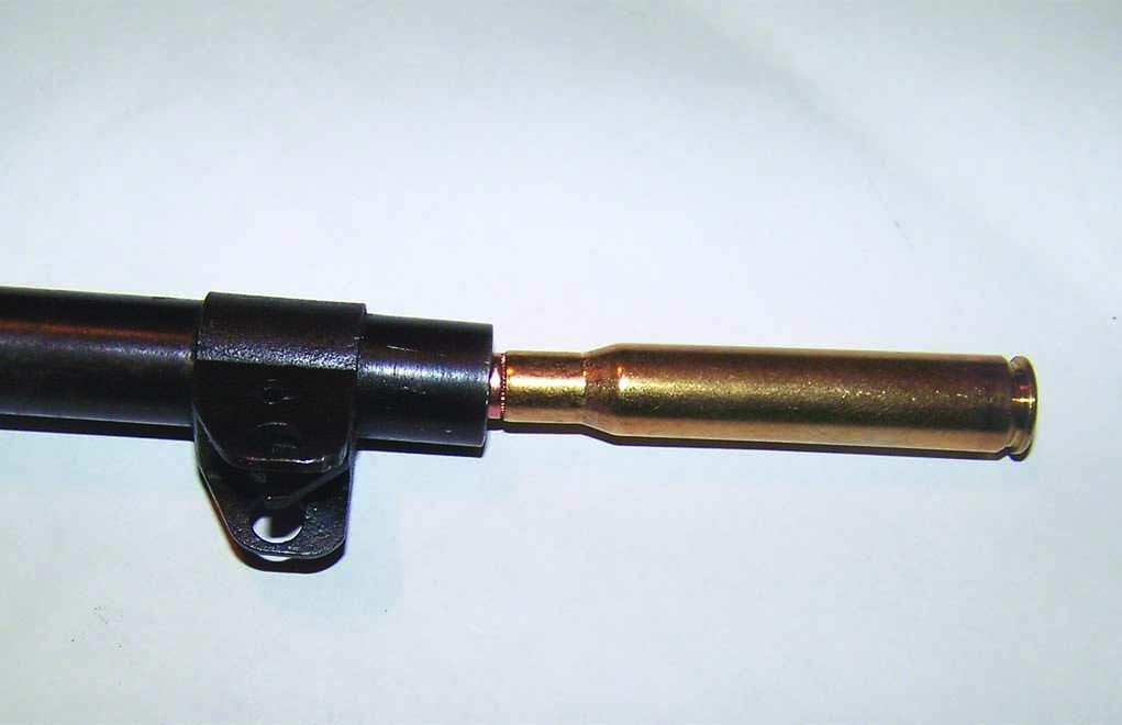 This is our simple barrel wear gauge. This barrel is good to go and should provide good accuracy.