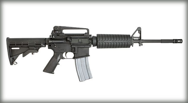 The Sig-Sauer M400 M4 AR15.