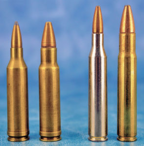 Though bearing the “magnum” suffix and wearing belts, the 6.5 and .350 Rem. Magnums were really not magnums because they didn’t surpass the performance of their .30-06-based equivalents, the 6.5-06 or .35 Whelen