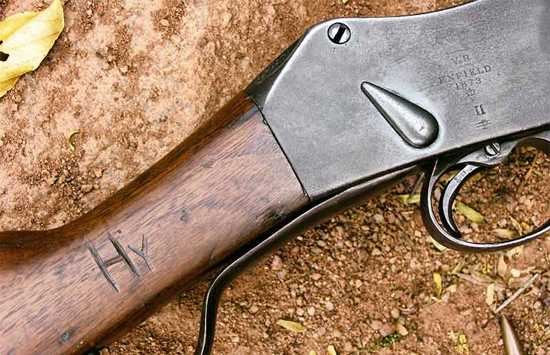 Martini-Henry-stock-carving