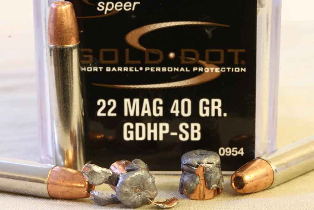 The .22LR bullet, compared to a .32 and a .380 JHP. This is not the Hammer of Thor, so don’t expect miracles. micro guns