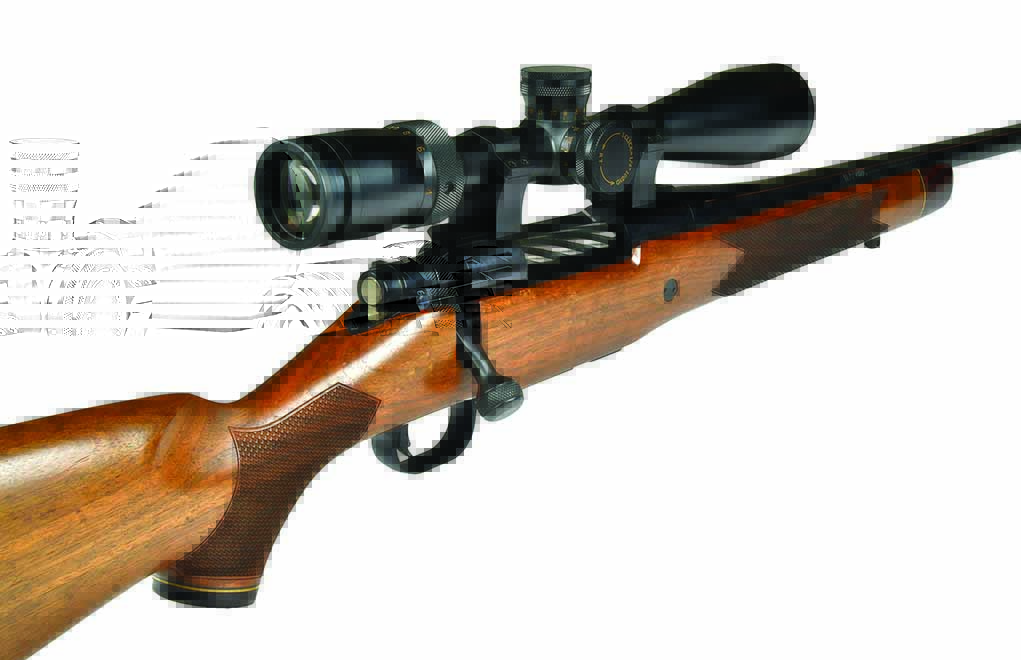 The rifle’s design is a mix of old-school good looks and contemporary features, such as a spiral-fluted bolt and detachable magazine.