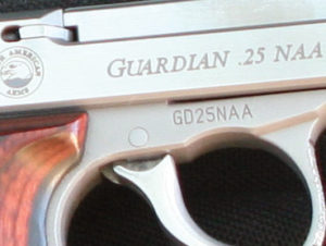 These Guardians were made especially for this review with custom Gun Digest serial  numbers. Custom serial numbers make these guns a true one-of-a-kind gift. 