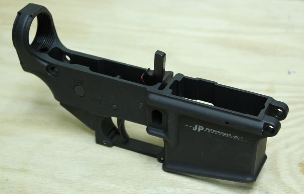 JP's Lower with Trigger, the smart man's module. Set up to your desired trigger weight range, it bears a cost similar to many modular trigger sets, yet provides an entire lower receiver to boot.