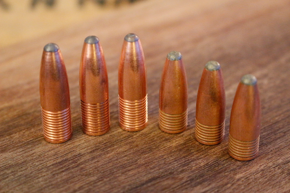 Bullet groove projectiles for ammo reloading. 