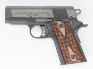 The Colt New Agent Model 07810D, with traditional-style finish and grips. 