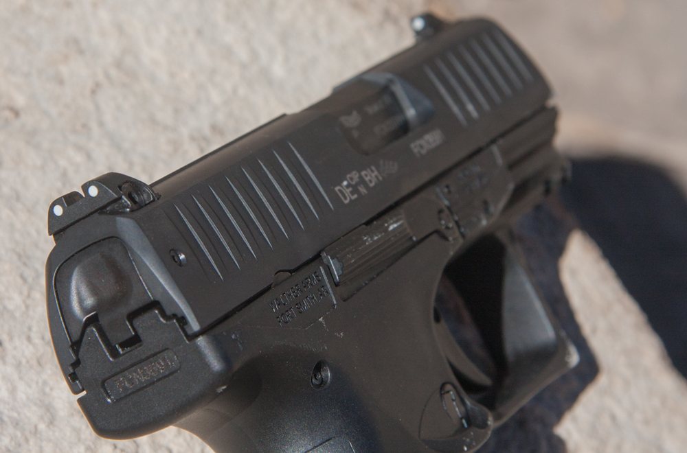 The PPQ SC utilizes low-profile three-dot polymer combat sights. These are somewhat minimalist but plenty effective.