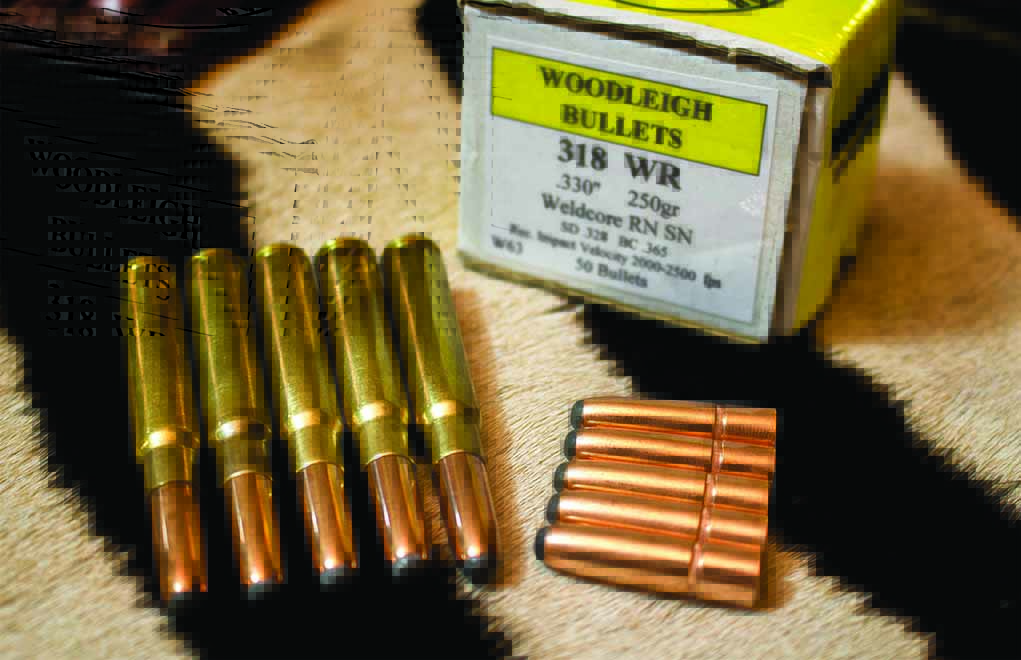 There was good data for the author’s .318 Westley Richards, but he decided to think outside the box for his ammo.