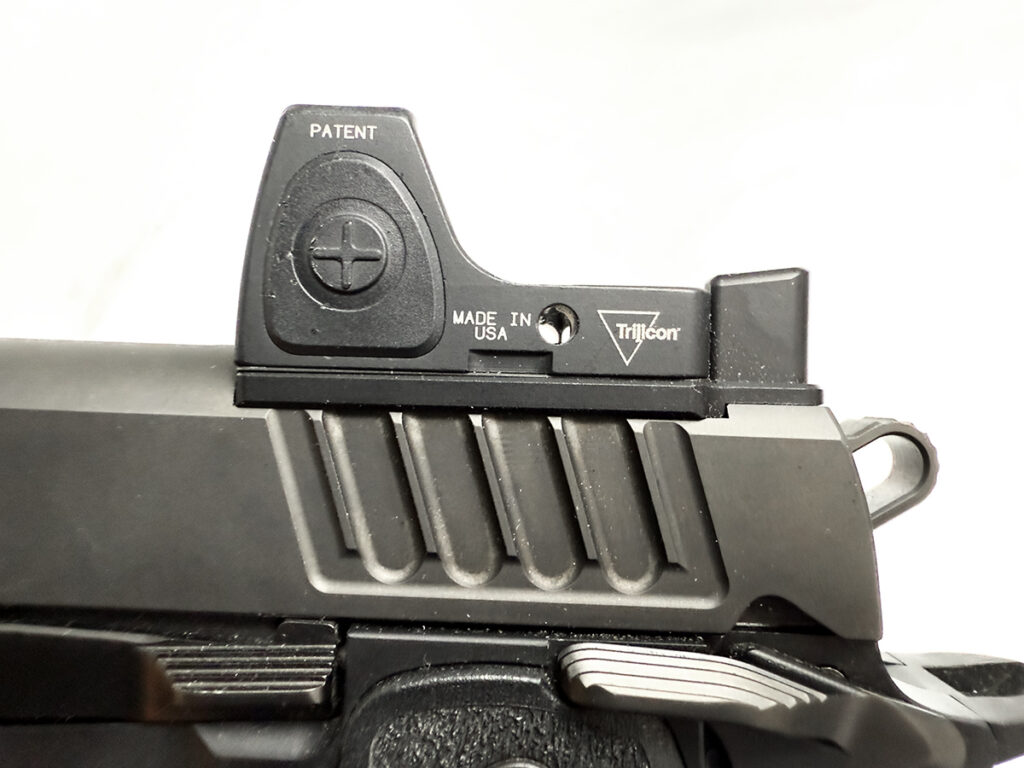 Pistol Red Dot Footprints trijicon