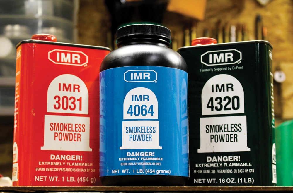 Three of the original IMR powders, released in the 1930s. They gave good accuracy then, as they do now, but the modern developments offer some advantages.