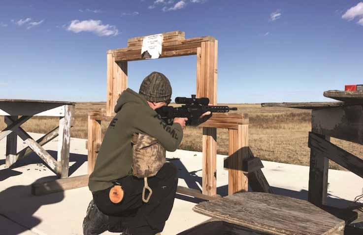 Perfecting your fundamentlas with a rimfire is the ideal­—and inevpensive—way to train for the big guns. 