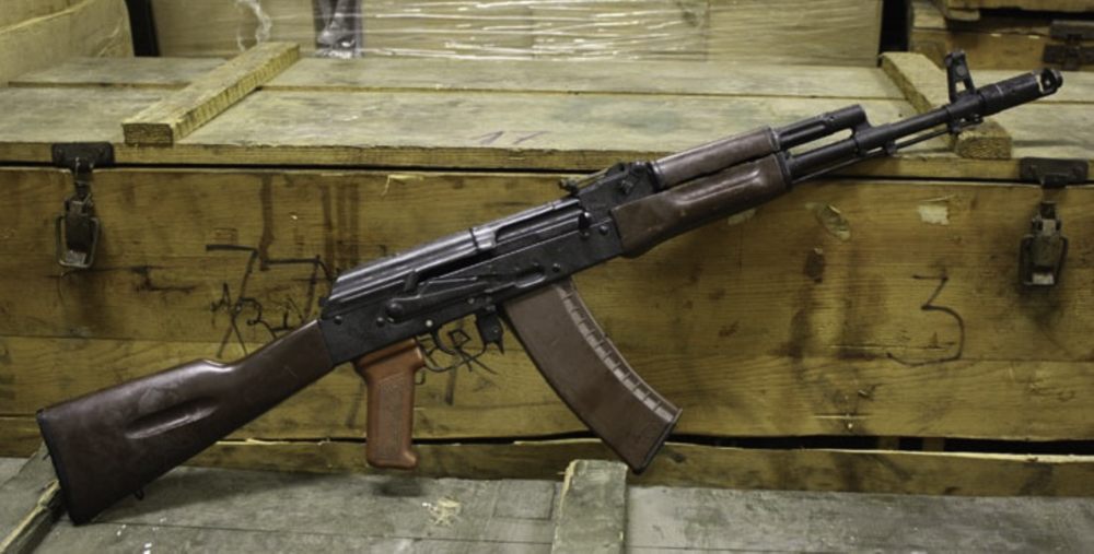 The Bulgarian AKK-74 is the closest copy of the Soviet AK-74, often distinguished by the solid wood furniture that was at one point in time painted. Later models even came in the Soviet plum-color composite furniture.