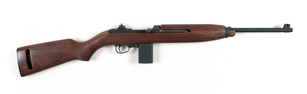 The Garand’s cousin, the M1 Carbine, uses a .30-caliber pistol round. 6.5 million carbines were produced. It is another excellent survival gun choice. Photo: Auto Ordnance