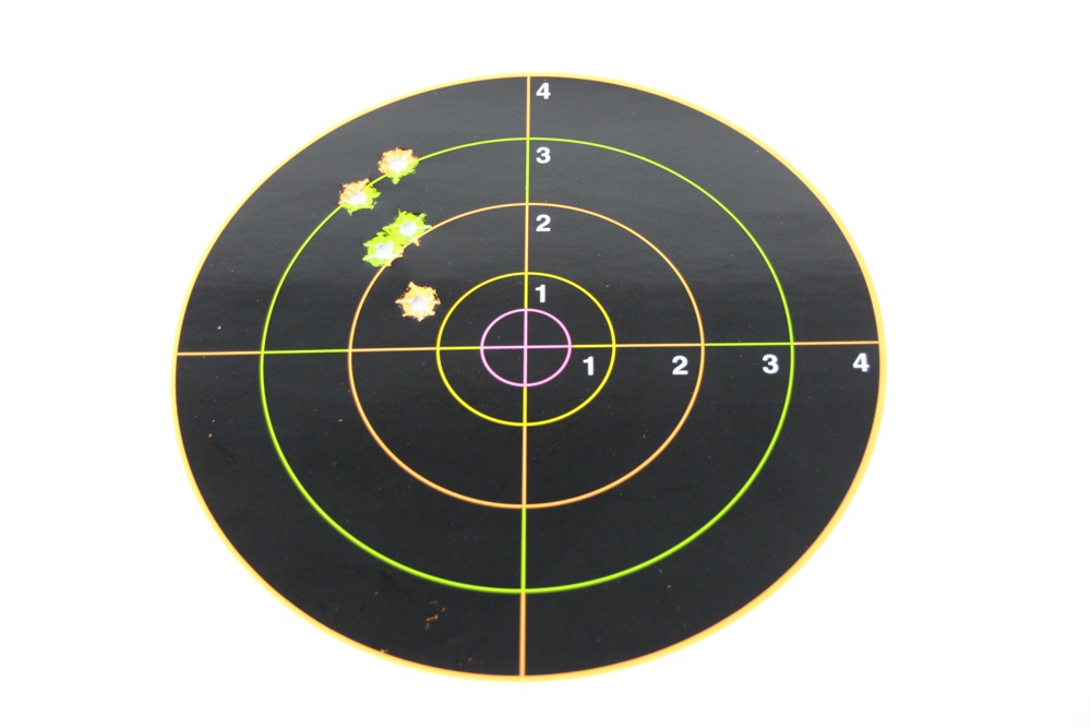 At 25 yards this full-sized Beretta pistol is capable of solid combat accuracy. - Beretta M9A3 2