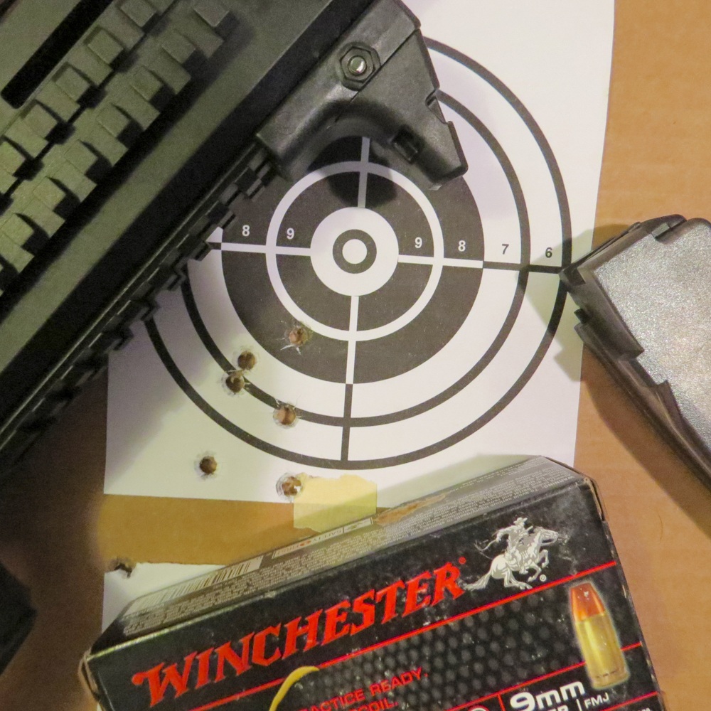 With Winchester Train ammo using 147-gr. FMJ bullets the Scorpion averaged five-shot 1.05-inch groups at 25 yards.