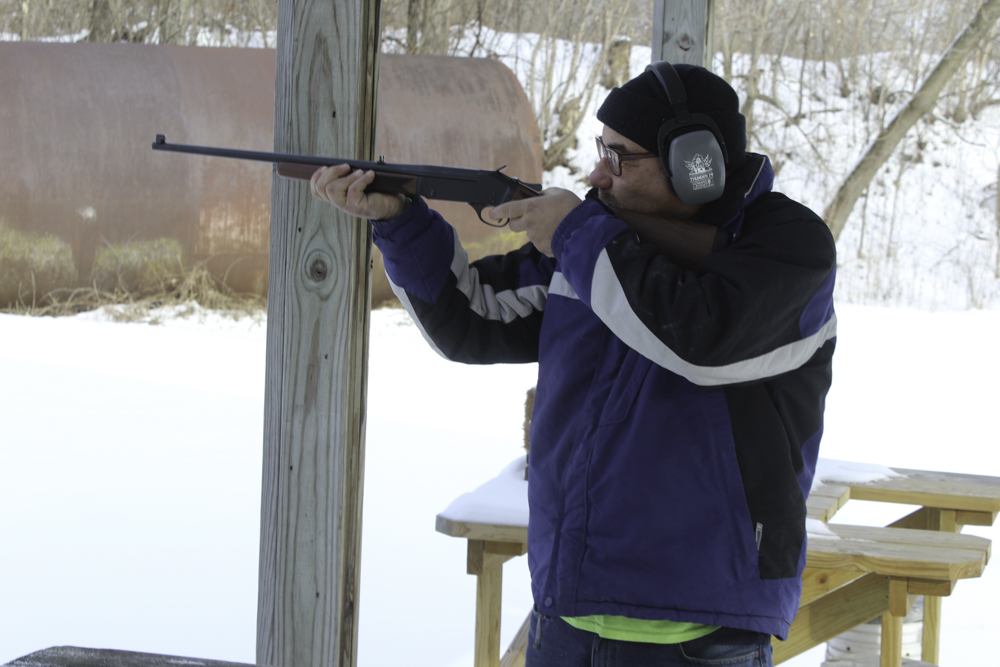 Single-shot rifles work very well for left-handers.