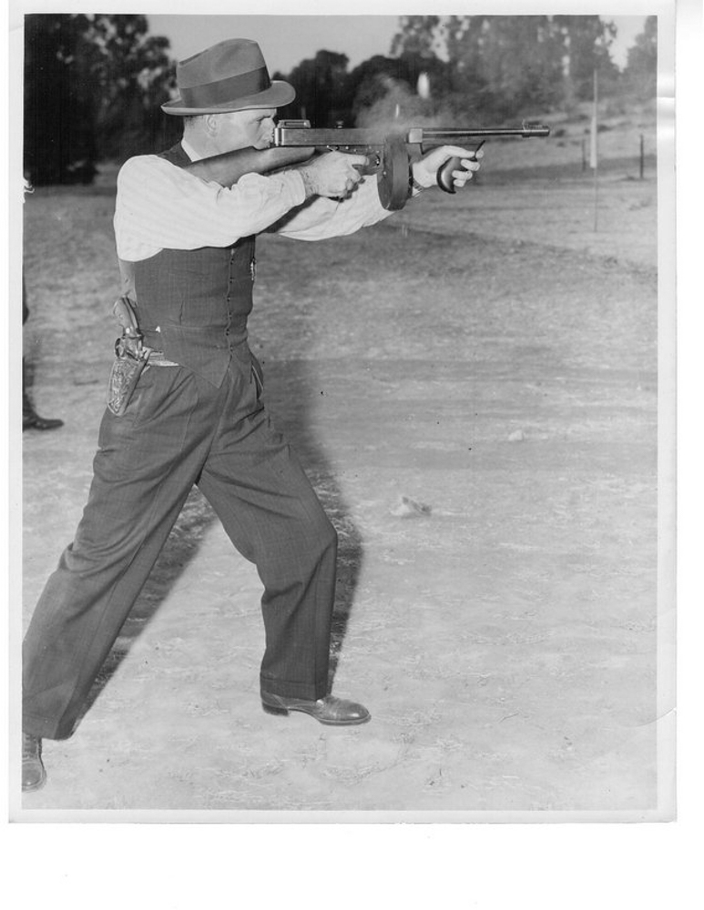 In fact, the "Tommy Gun" was a favorite among early FBI agents as...