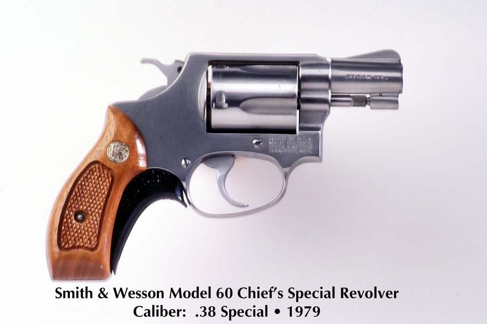 S&W Model 60s were the first stainless steel handguns in the FBI. They and the Model 49s were usually carried by Inspectors and others with administrative assignments.