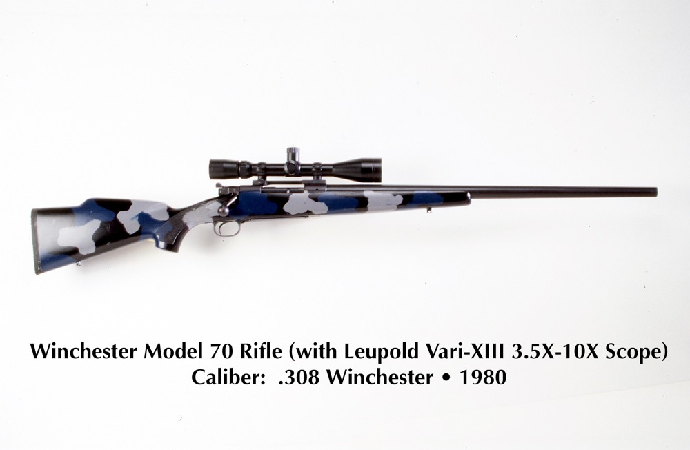 The first FBI sniper rifles in .308 were built on existing pre-64 Model 70 actions.