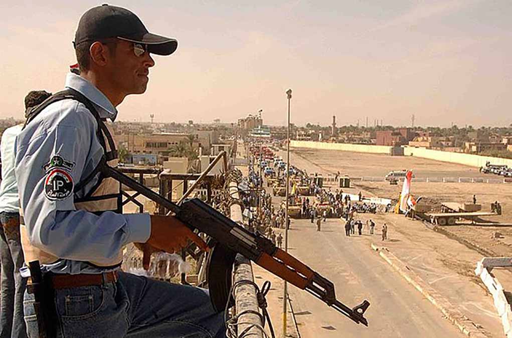 Ramadi Police with M70AB2 in 2008