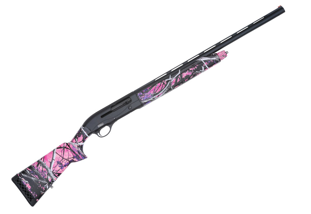 TriStar Arms new Raptor Youth 20-gauge, semi-automatic shotgun. This model boasts Muddy Girl camouflage.