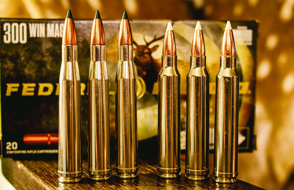 The .300 H&H Magnum (left) is a rarity these days when compared to the .300 Winchester Magnum (right), but it can be fun and effective in the field.