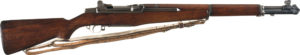 An extremely rare early production gas-trap M1 Garand rifle with a scarce theater made blast deflector and authentication letter brought $37,375. Photos Courtesy Rock Island Auction Company.