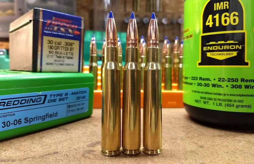 The .30-06 Springfield, while a fine choice of cartridge, isn’t as efficient as its younger brother, the .308 Winchester. 
