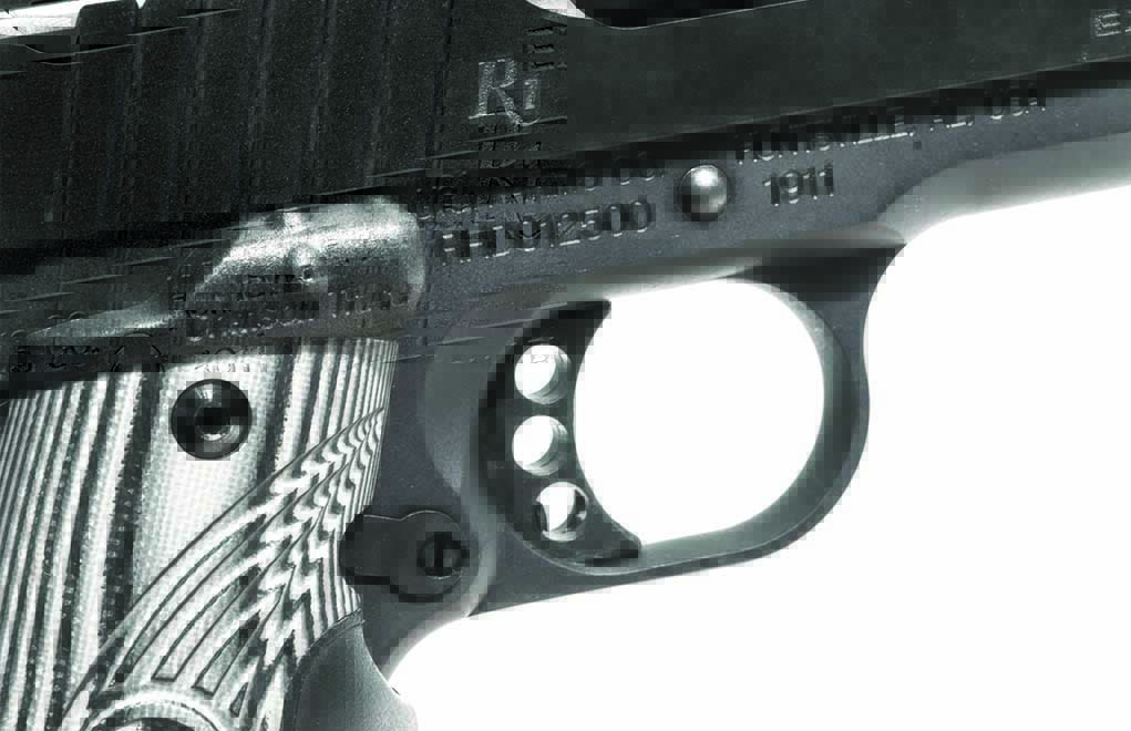 1911 triggers come in short, medium or long. The medium trigger on the R1 UltraLight Executive seems to fit the hands of many shooters.