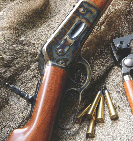The Winchester 1886 - considered by many to be the greatest lever-action Winchester ever made. It is certainly the handsomest.