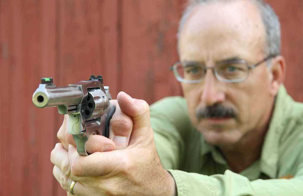 Both pistols and revolvers can be had in the inexpensive-to-feed .22 LR, but revolvers can be dry-fired much more readily than pistols can.