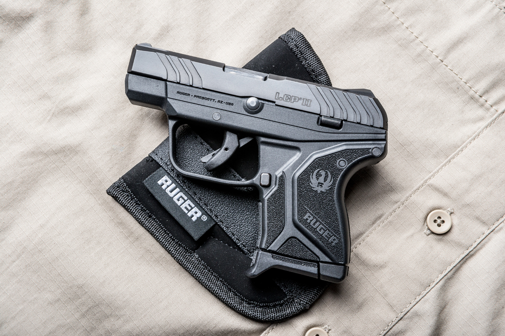 Ruger LCP II Review - 9 - with holster