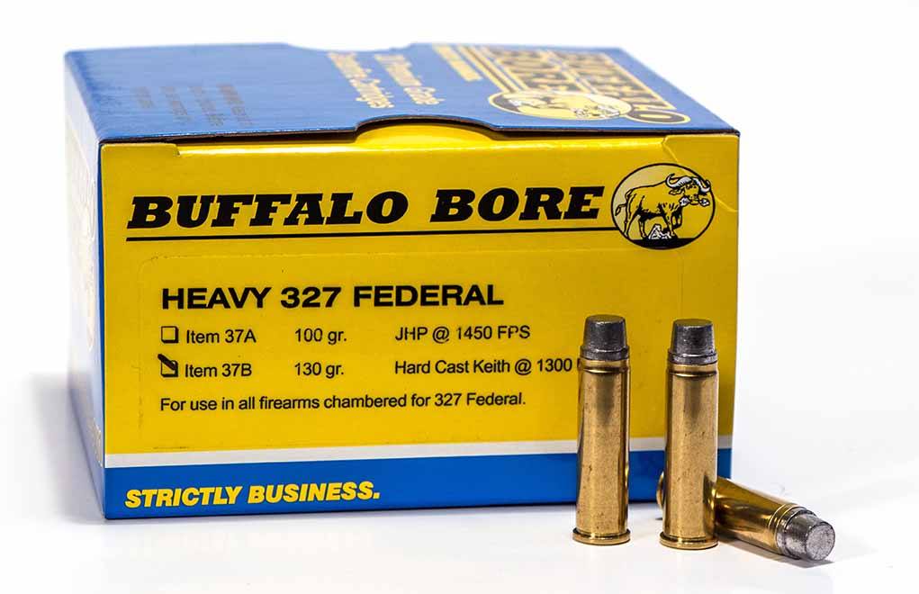 This "heavy" load from Buffalo Bore for the .327 Federal Magnum i...
