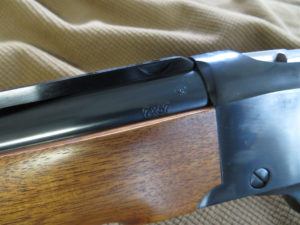 On the Ruger No. 1 International, the caliber 7mm Mauser is signified by 7x57. The 7mm Mauser has numerous names, such as 7x57mm Mauser, 7mm Spanish Mauser and .275 Rigby.