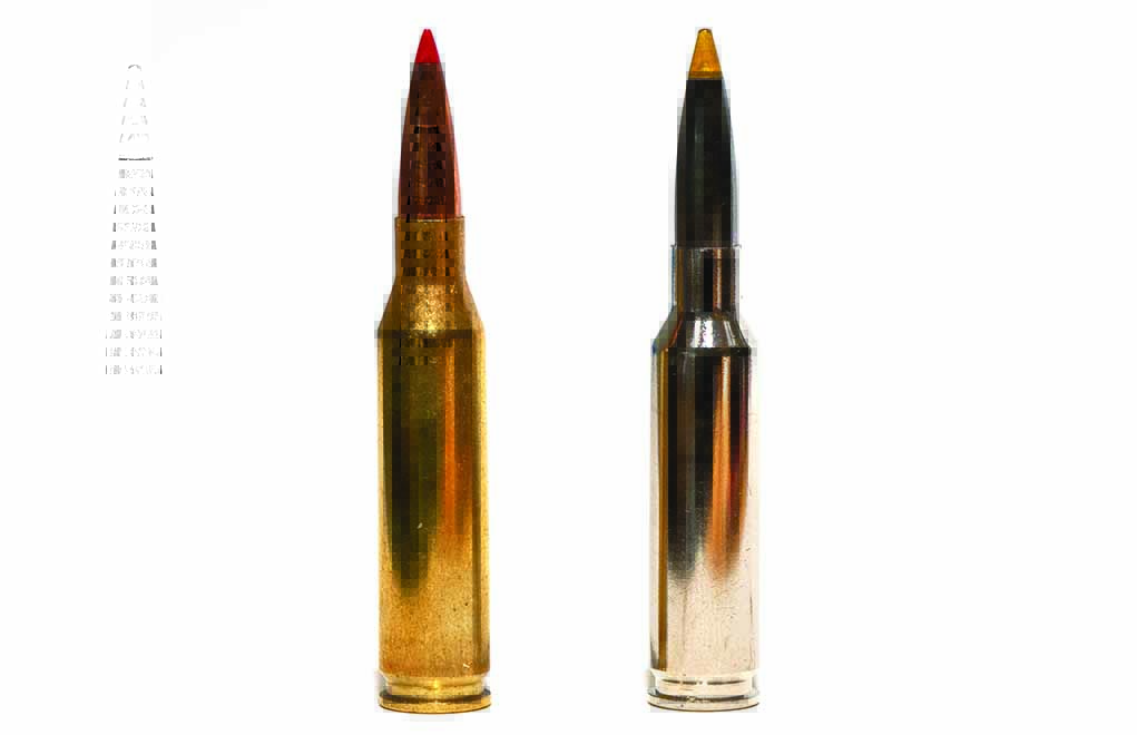 The .260 Remington (left) and 6.5 Creedmoor (right) are ballistically very similar. But the SAAMI specification on rifling twist allows one to outperform the other in factory form.