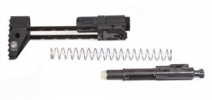 M7A1 PDW Stock has a number of proprietary elements, such as its recoil spring, buffer tube and bolt carrier.