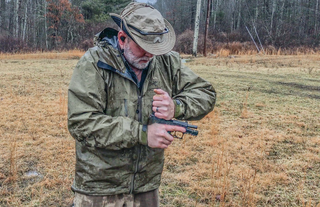 Pull it out of the mud, slosh it off in a water hole, rack the slide using the reﬂ ex sight as a handhold — and if your handgun is a P320 equipped with a Romeo 1, expect it to work.