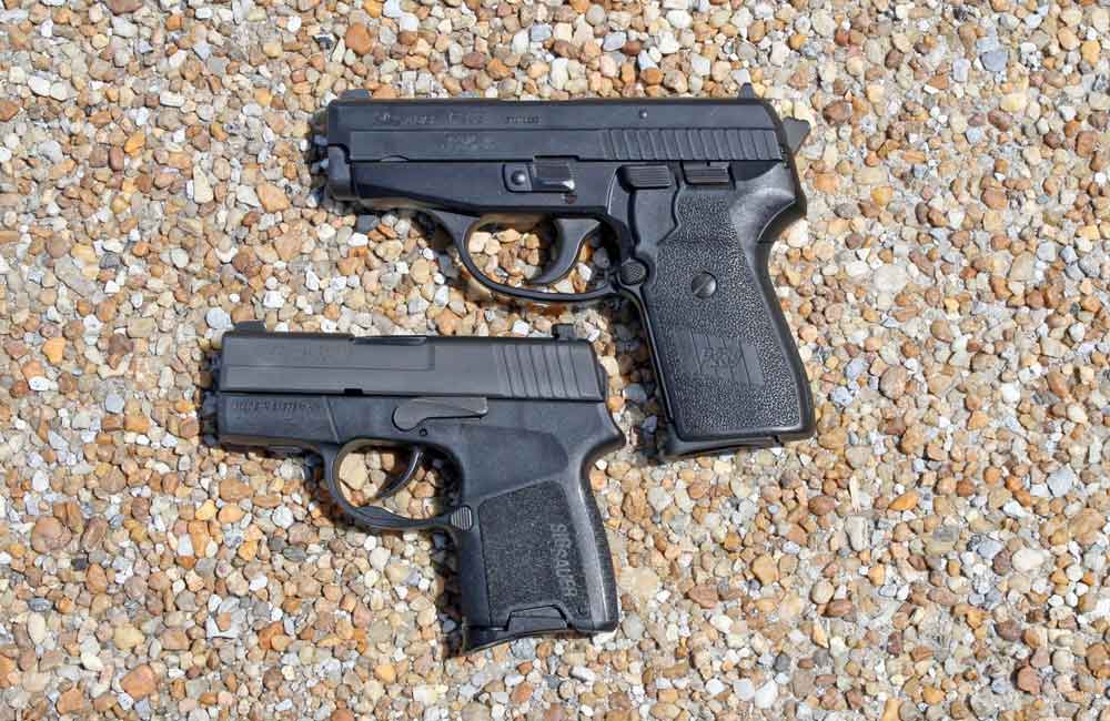 SIG P290RS compared against the SIG P239