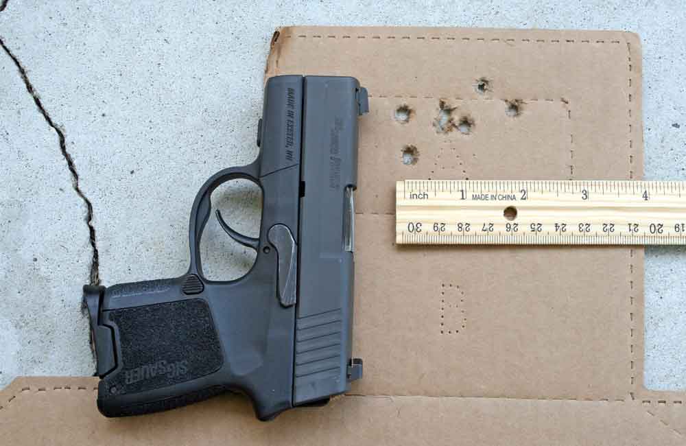SIG P290RS Accuracy Test