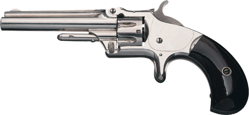 Smith & Wesson First Model Third Issue Tip-Up Revolver. Photo courtesy of Rock Island Auctions. 