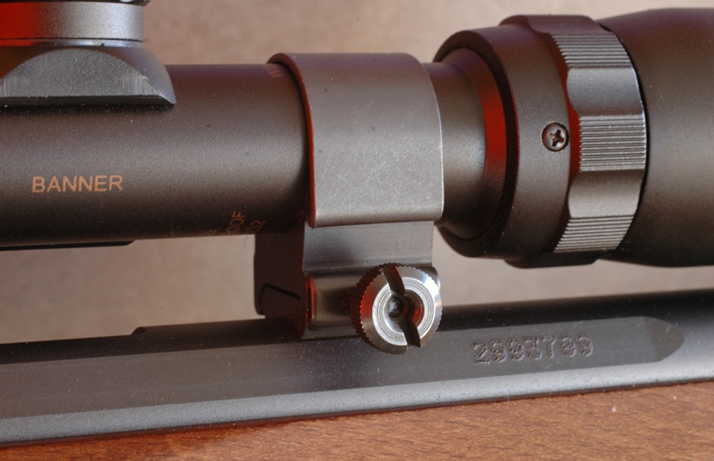 The tubular B Series receiver is drilled and tapped for scope mounts (here Weaver). It’s not grooved.